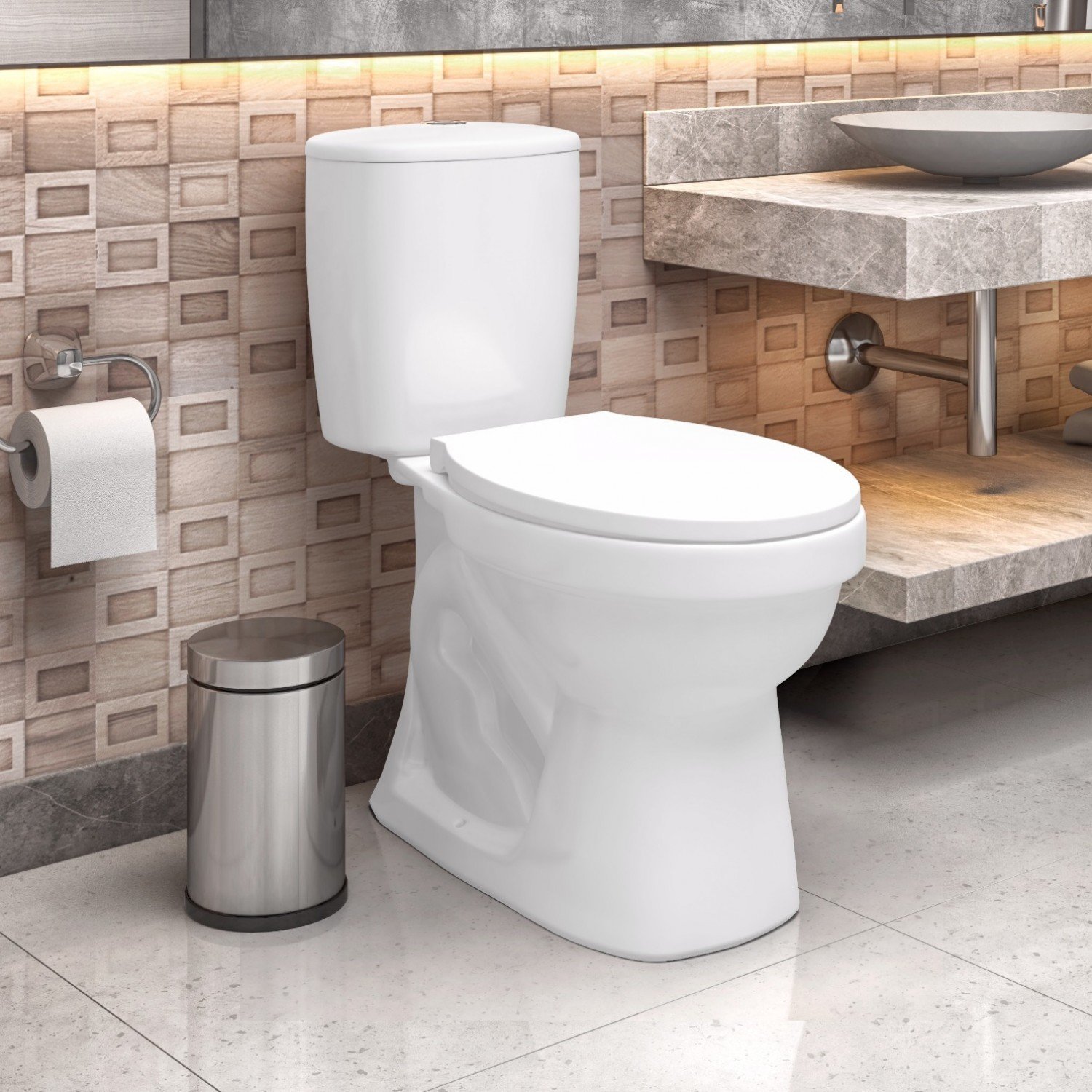 Vaso Sanitário Com Caixa Acoplada Dulci Eternit Branco Wt Artesanato De Valença Bahia ~ Vaso Sanitário Com Caixa Acoplada Dulci Eternit Branco Wt
