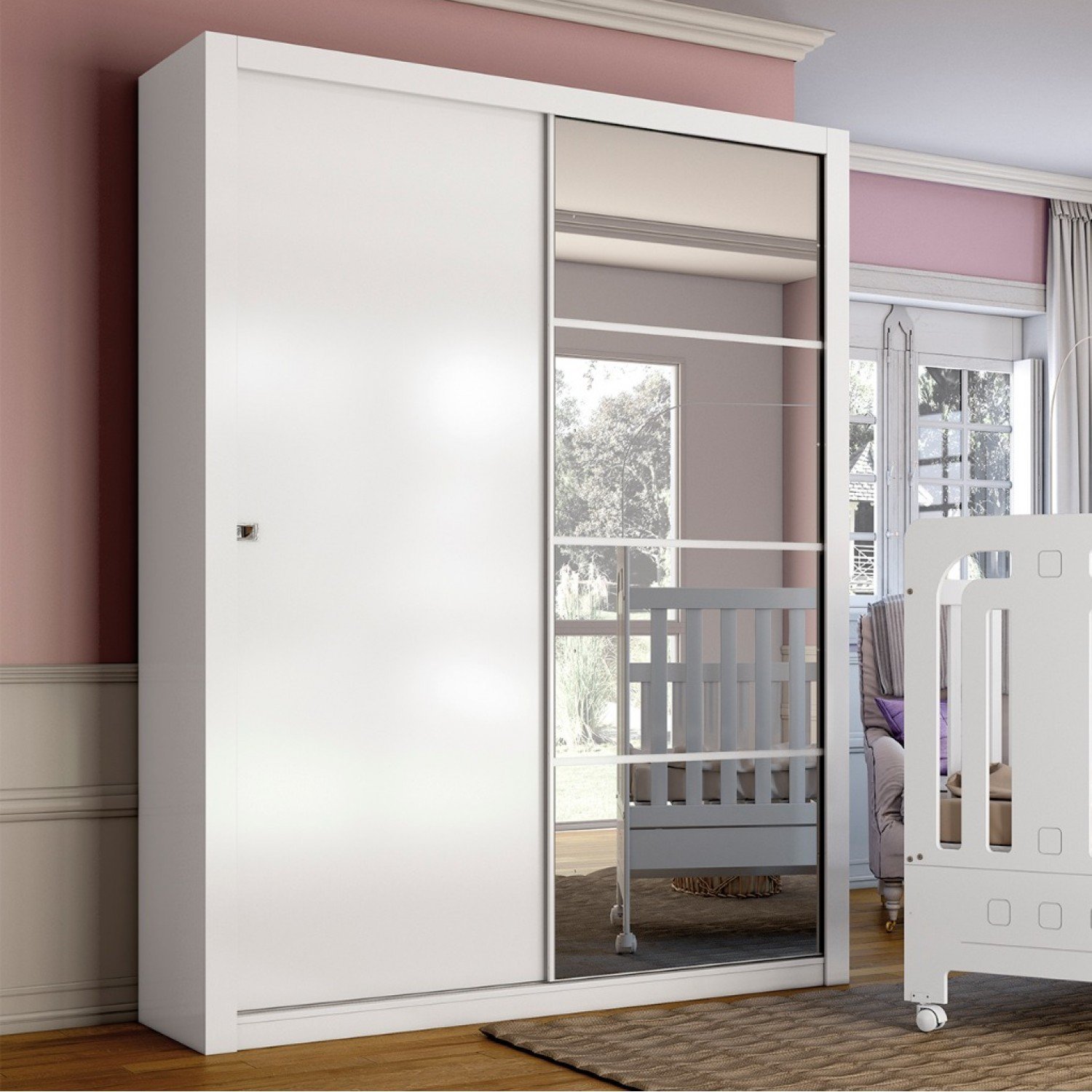 Guarda roupa Solteiro 2 Portas Alegro Henn Branco R$ 728,54 em Mercado Livre Interior Armario Kvikne Ikea ~ Guarda roupa Solteiro 2 Portas Alegro Henn Branco R$ 728,54 em Mercado Livre
