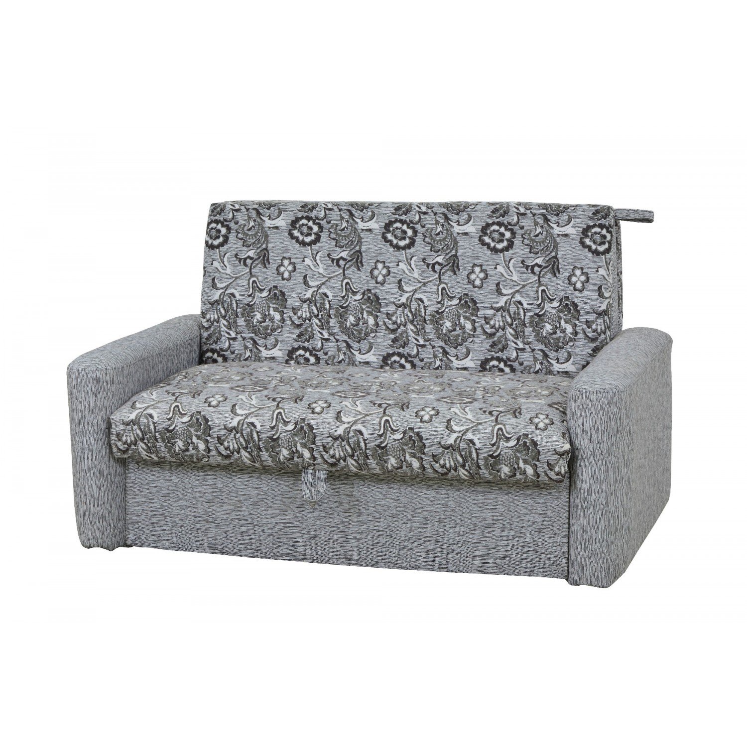 Sofá Cama 2 Lugares Com Baú Carol Matrix Marrom/floral R 549,90 em