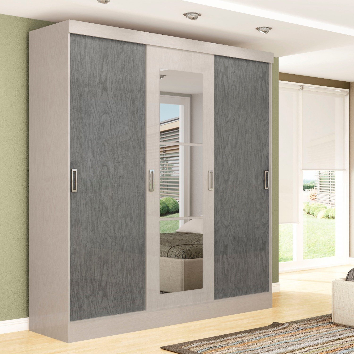 Guarda roupa 3 Portas De Correr Viena Maxel Artico cinza R$ 649,90 em Mercado Livre Guarda Roupa Zoom ~ Guarda roupa 3 Portas De Correr Viena Maxel Artico cinza R$ 649,90 em Mercado Livre