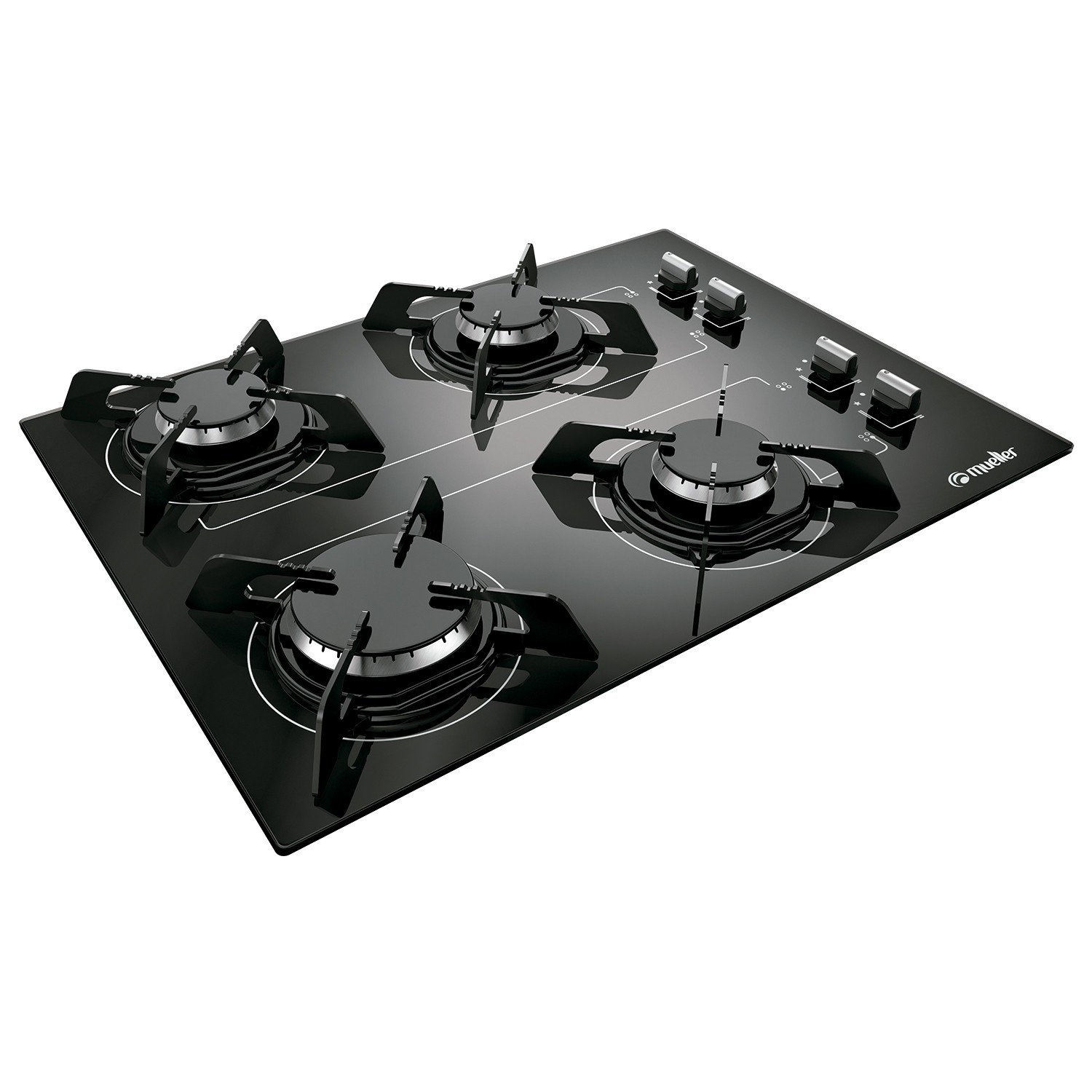 Comprar Cooktop Mueller 4 Bocas A Gás Bivolt Preto Apenas R 383,90