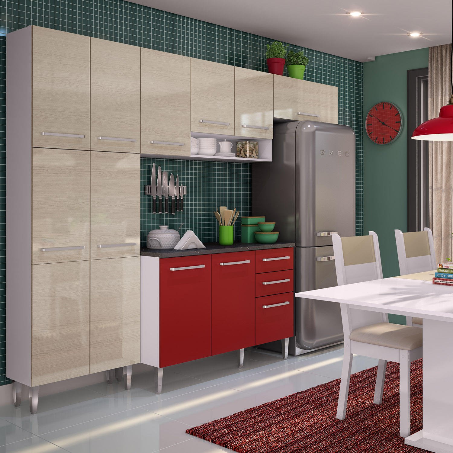 Cozinha Compacta Madesa Smart Branco Beyato Com V Rios Desenhos Cozinha Compacta Madesa Smart Branco Beyato Com V Rios Desenhos