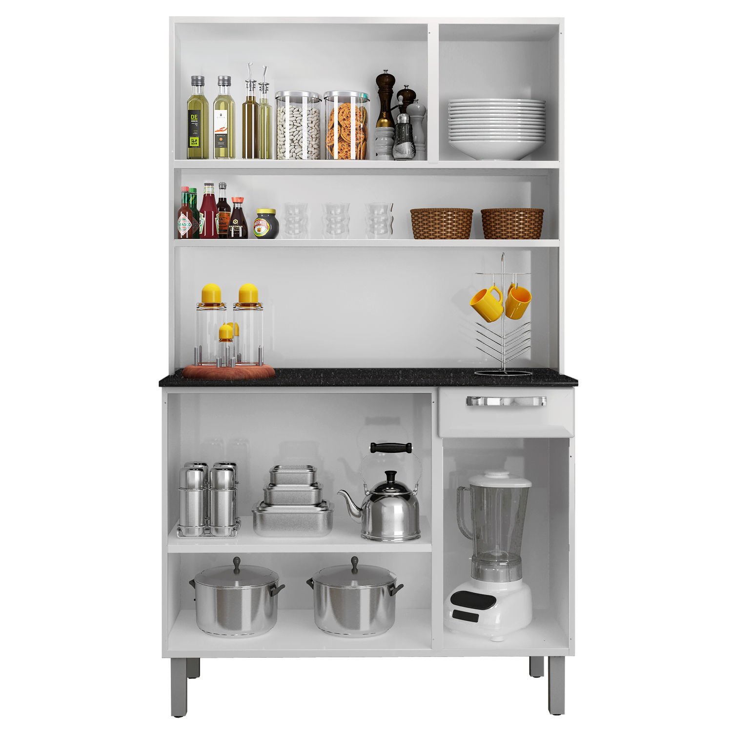 Armário De Cozinha Rose Itatiaia Branco preto R$ 379,90 em Mercado Livre Adesivos De Parede Kombi ~ Armário De Cozinha Rose Itatiaia Branco preto R$ 379,90 em Mercado Livre