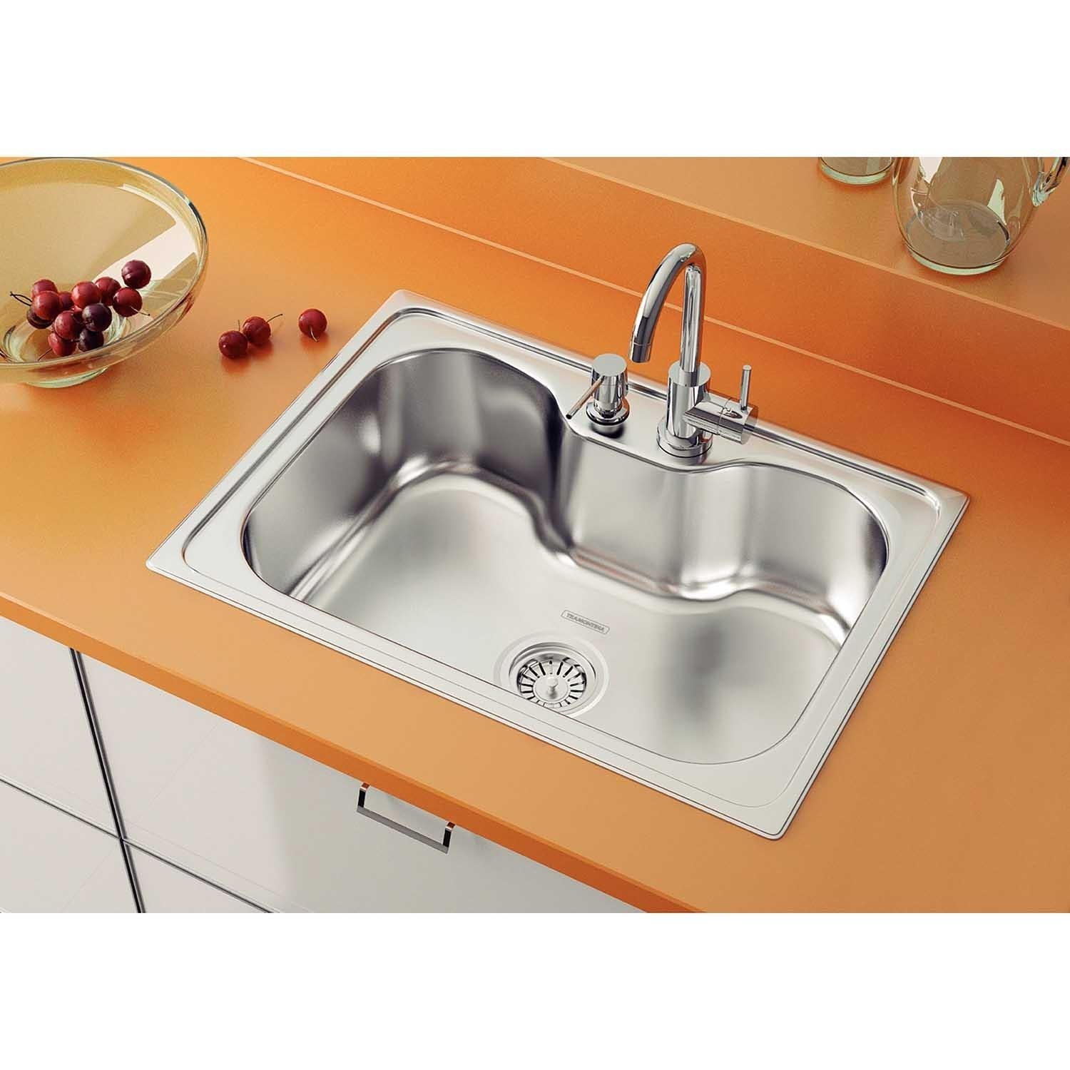 Cuba De Sobrepor Para Cozinha Tramontina Morgana 60 Fx Com R$ 632,33 em Mer -> Cuba Banheiro Tramontina Cuba De Sobrepor Para Cozinha Tramontina Morgana 60 Fx Com R$ 632,33 em Mer -> Cuba Banheiro Tramontina