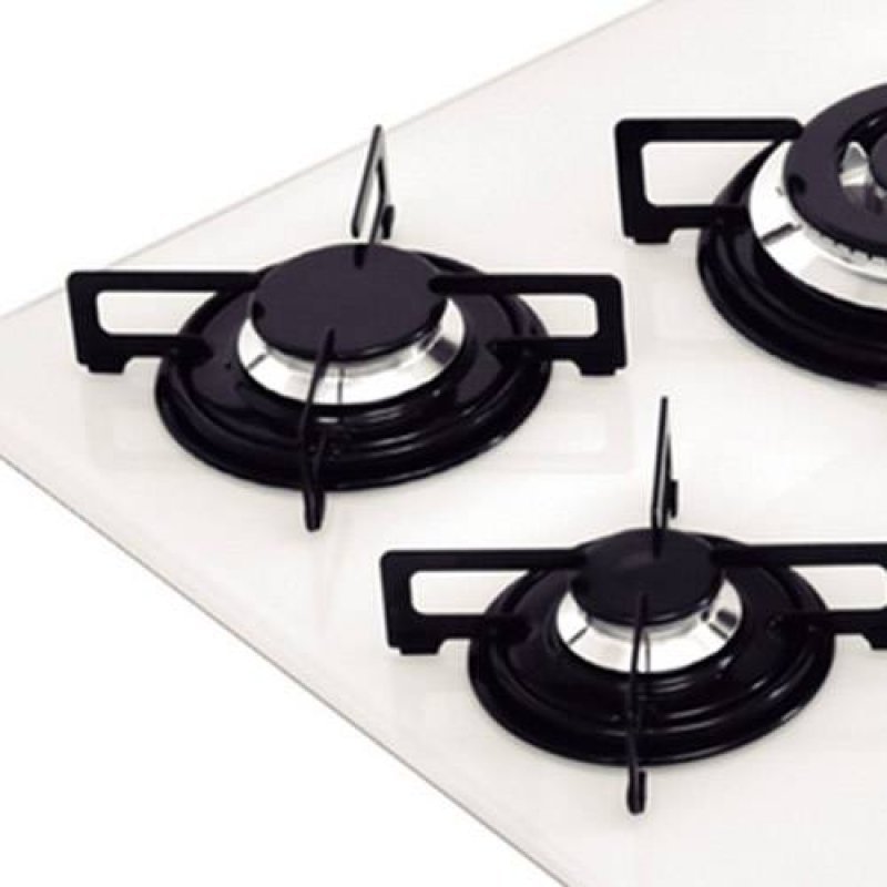 Cooktop a Gás Glass 70cm Tramontina 5 bocas c/ 1 Tripla chama Bivolt