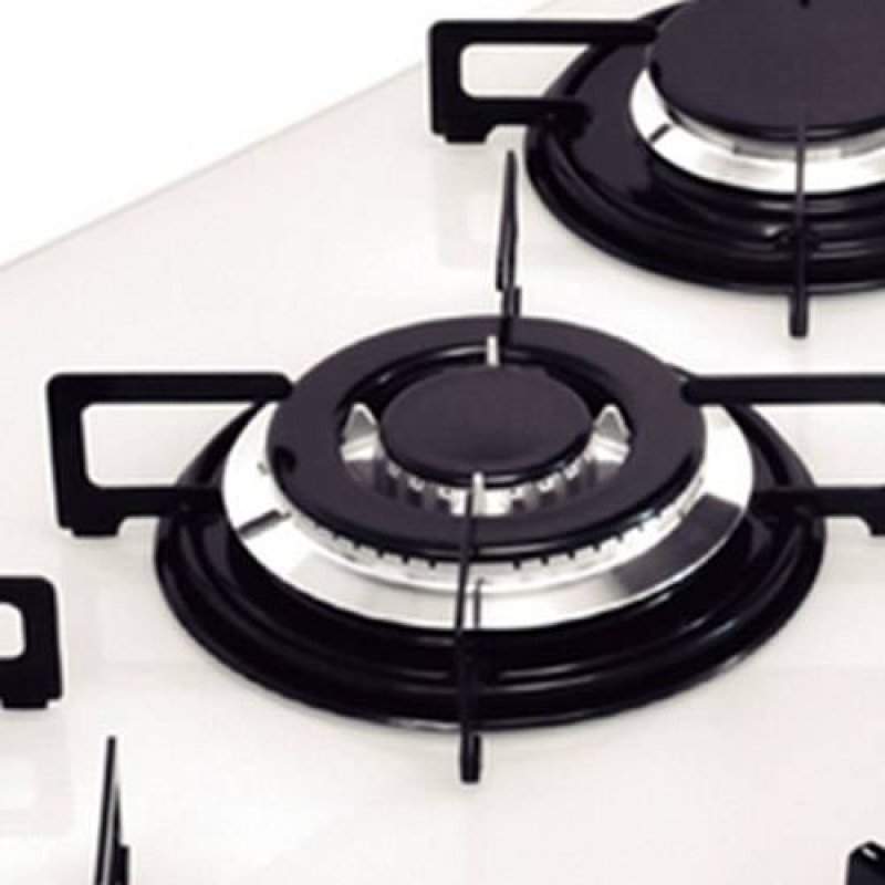 Cooktop a Gás Glass 70cm Tramontina 5 bocas c/ 1 Tripla chama Bivolt