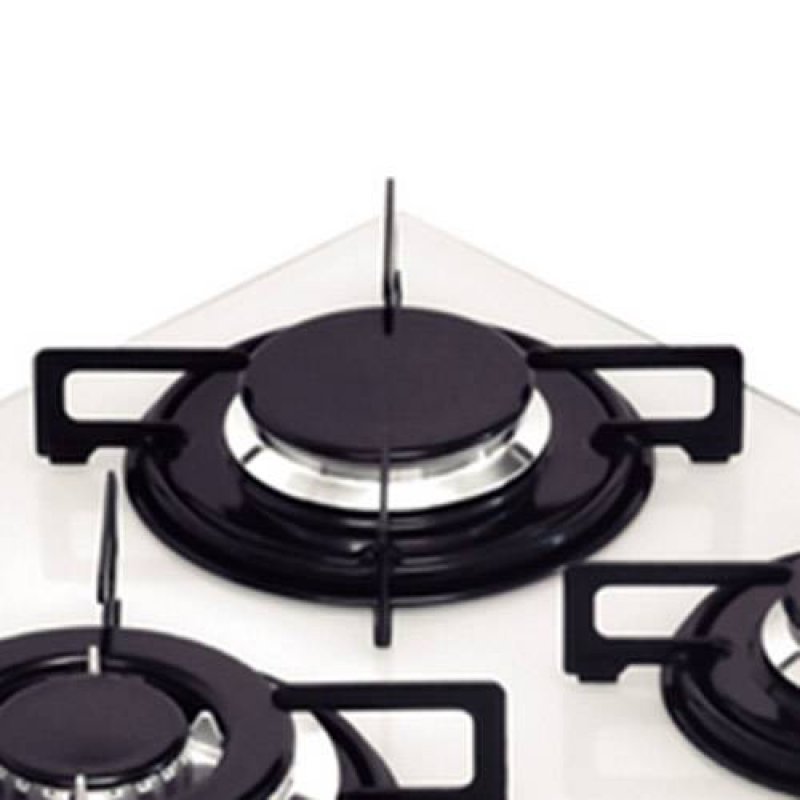 Cooktop a Gás Glass 70cm Tramontina 5 bocas c/ 1 Tripla chama Bivolt