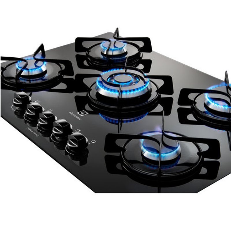 Cooktop Electrolux 5 bocas a Gás GC75V MadeiraMadeira