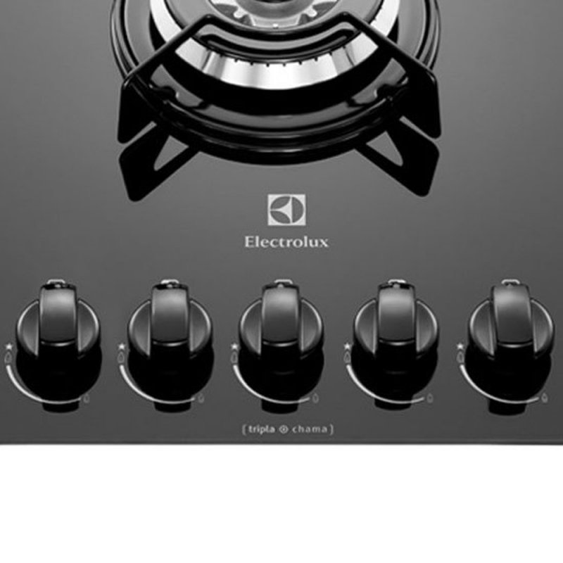 Cooktop Electrolux 5 bocas a Gás GC75V MadeiraMadeira