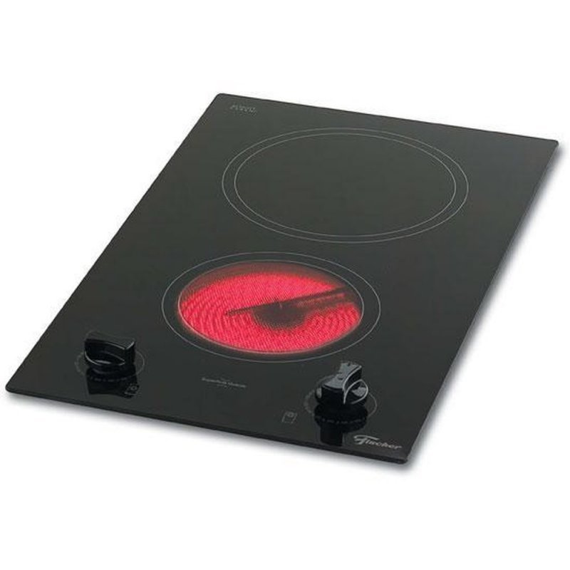 Cooktop Fischer 2 Bocas Elétrico com Mesa Vitrocerâmica 7883 110 v MadeiraMadeira