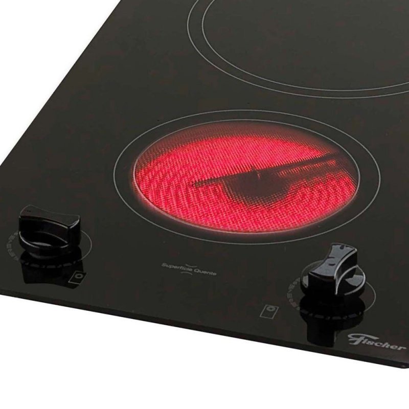 Cooktop Fischer 2 Bocas Elétrico com Mesa Vitrocerâmica 7883 110 v