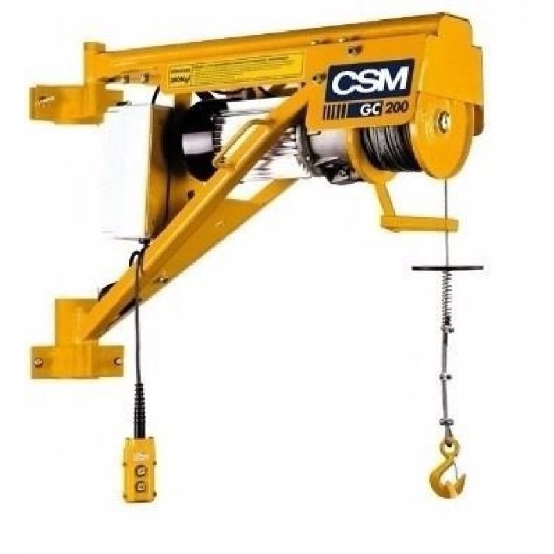 Guincho Coluna 200kg Monofásico 110v CMS MadeiraMadeira