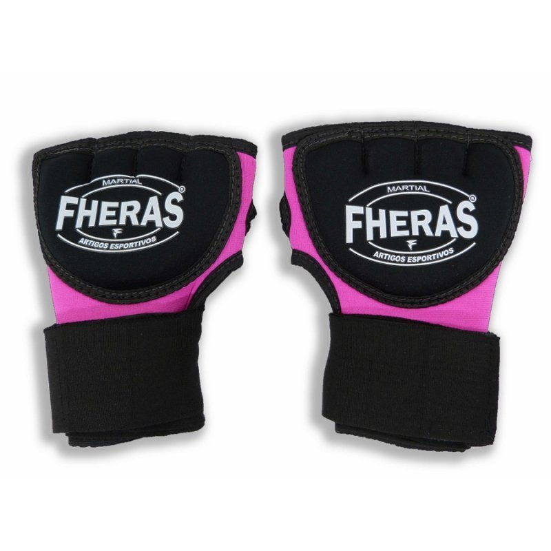 luva muay thai com bandagem