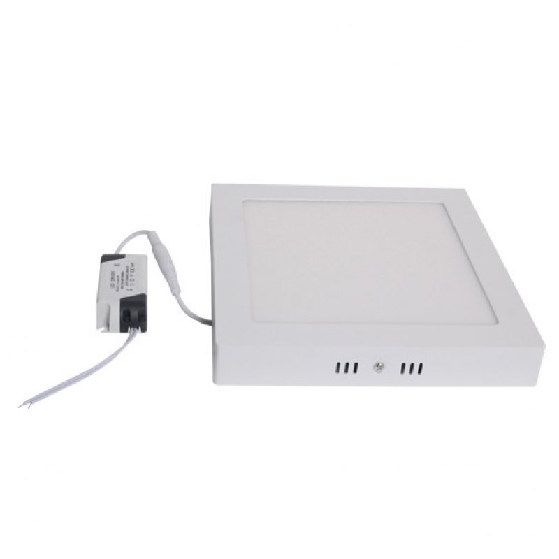 LumináRia Led Sobrepor 24w 6500k Quadrada Rowma MadeiraMadeira