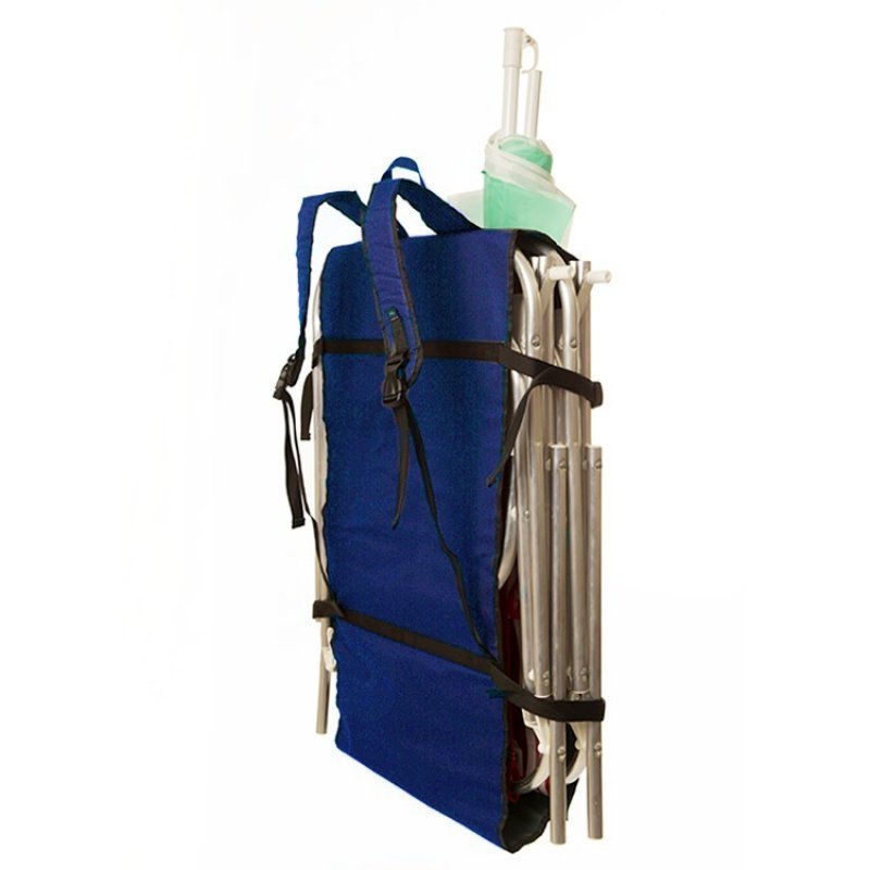 Mochila para cadeira de praia e guarda-sol.(Azul Marinho) | MadeiraMadeira