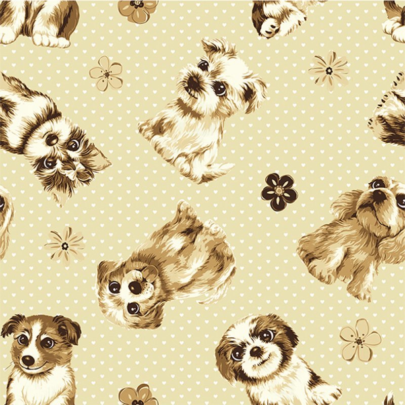 Papel de Parede Adesivo Cachorrinhos Pets | MadeiraMadeira