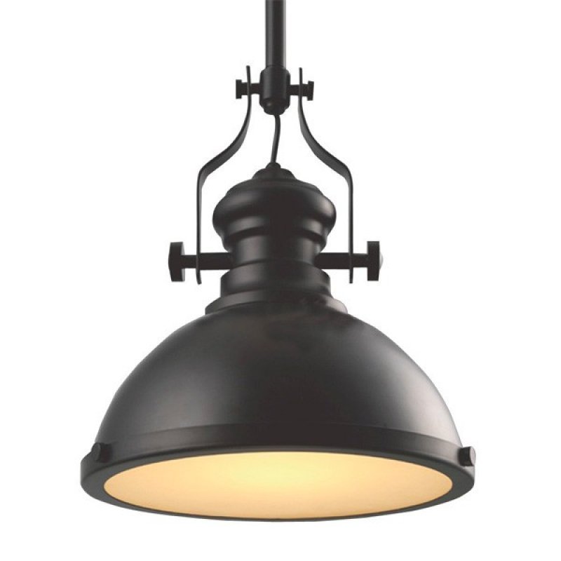 Pendente Retrô Industrial Preto Loft Luminária Vintage Lustre Design
