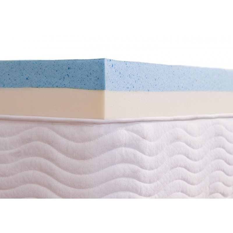 Pillow Top Visco Nasa Gel Mais Látex Hr Foam Casal 8cm MadeiraMadeira