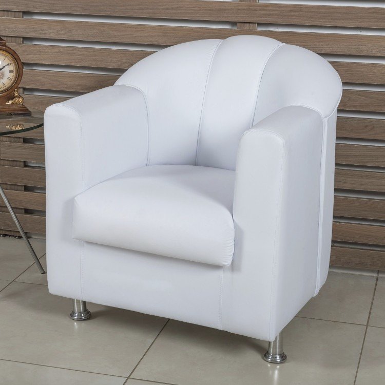 Poltrona Fraiburgo Berlanda Branco em Poltronas na MadeiraMadeira