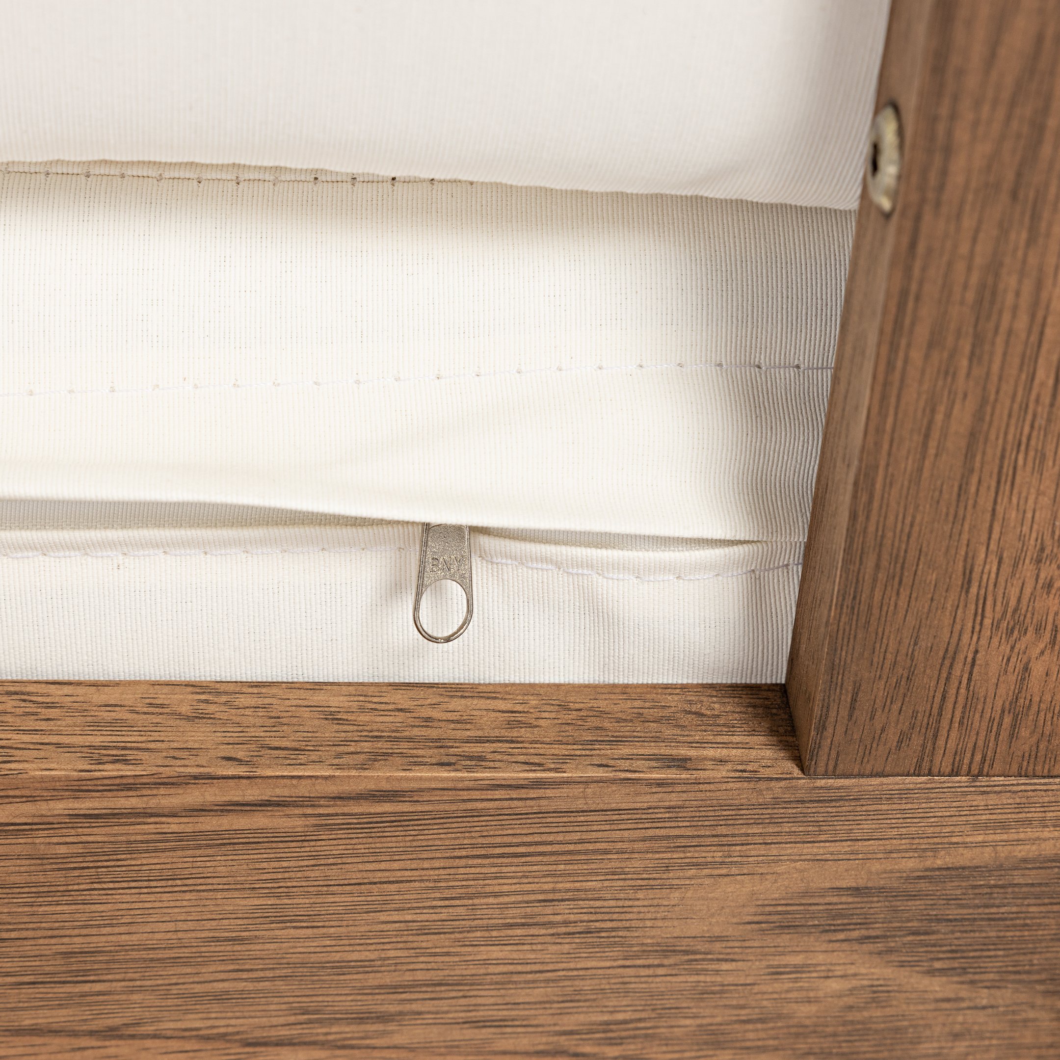 Sofá 3 Lugares em Madeira Maciça Lotus - 12