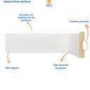Ver imagem 3 de Rodapé de MDF 7CMX15MMX2,40m Liso 700 Branco Moldufama