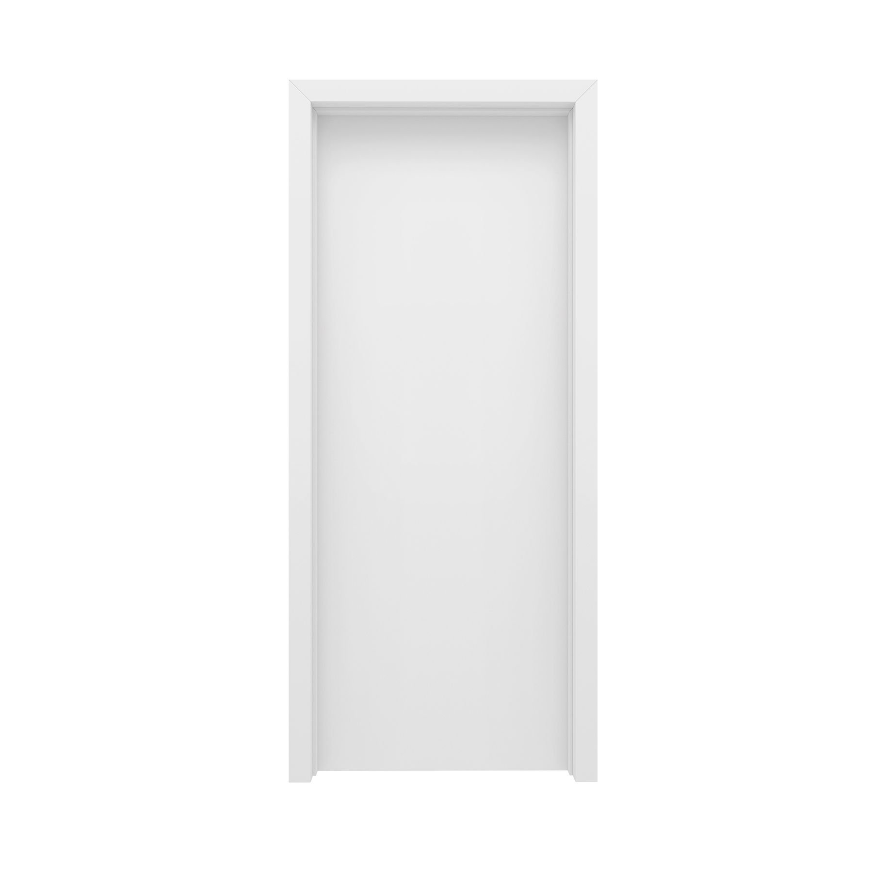 Ver imagem 3 de Kit Porta de Madeira para Drywall 210x80cm Lisa Primer Esquerda Moldufama