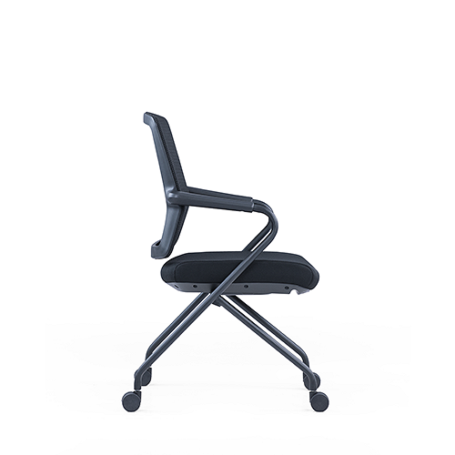 Ver imagem 3 de Cadeira Escritório Hotel Auditório com Rodízio Gravi Ch-357c-2x