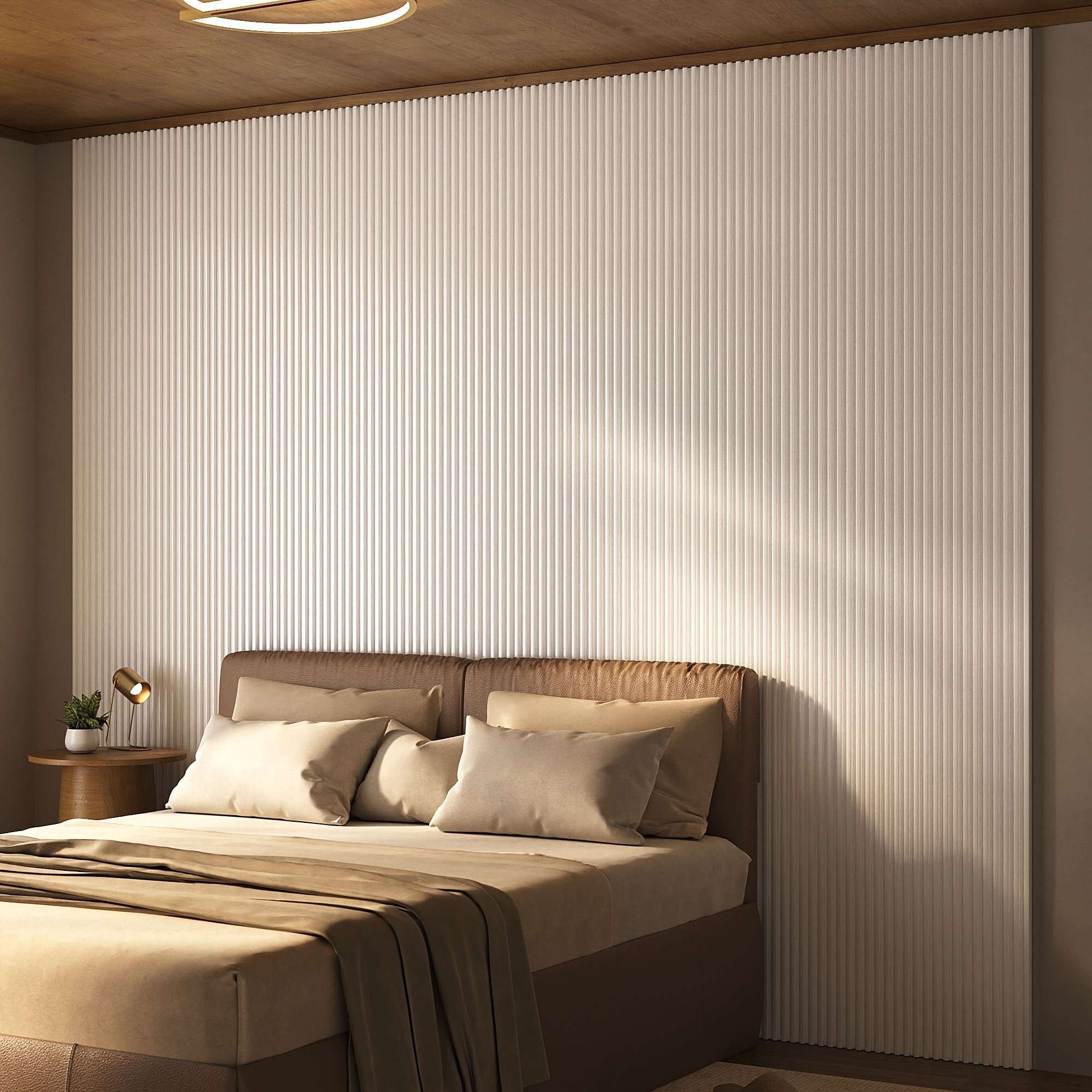 Painel Ripado de Poliestireno Barra de 2,85m X12,2cm Venda em (0,34m²) Ruffino - 5