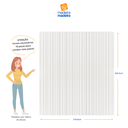 Ver imagem 5 de Painel Ripado em Placa 2,85x12,2 (0,34m²) Poliestireno