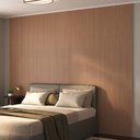 Ver imagem 5 de Painel Ripado em Placa 2,85x12,2 (0,34m²) Poliestireno Marrom/Sucupira Ruffino
