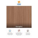 Ver imagem 7 de Painel Ripado em Placa 2,85x12,2 (0,34m²) Poliestireno Marrom/Sucupira Ruffino