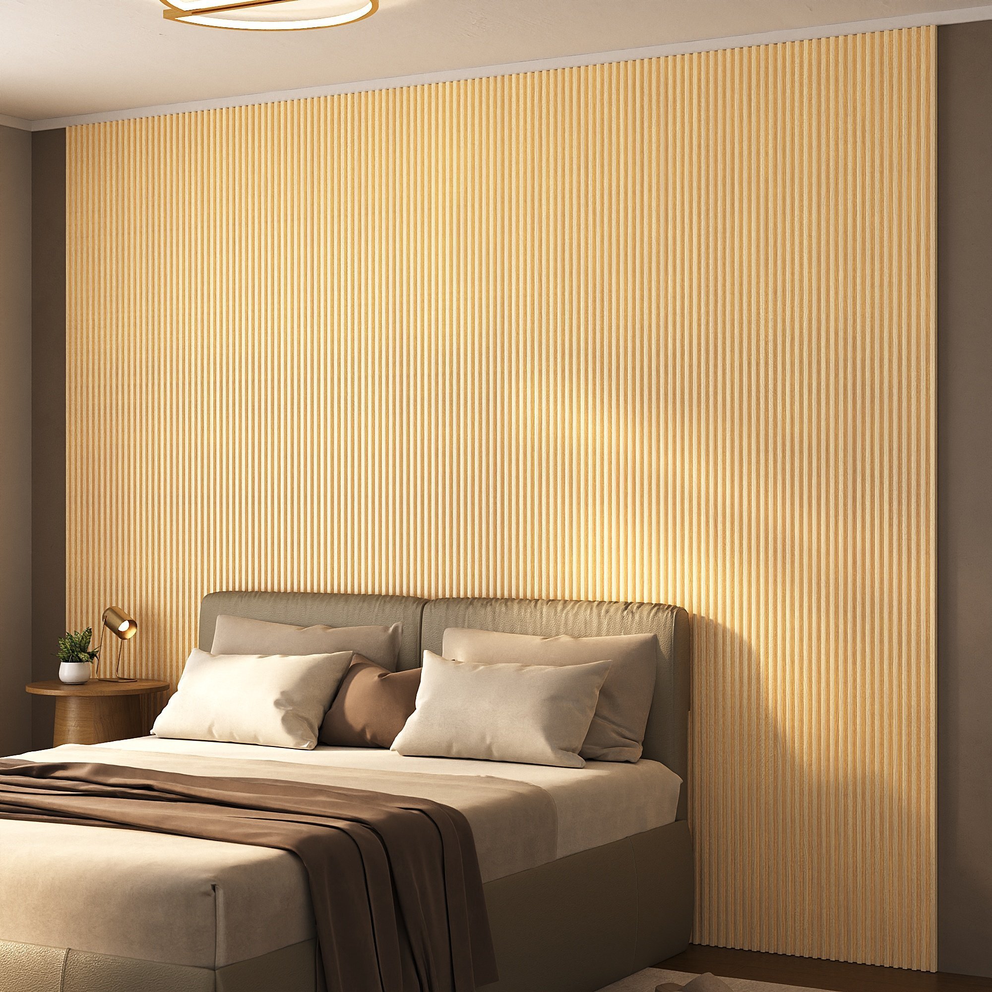 Painel Ripado de Poliestireno Barra de 2,85m X 12,2cm Venda em (0,34m²) Ruffino - 5