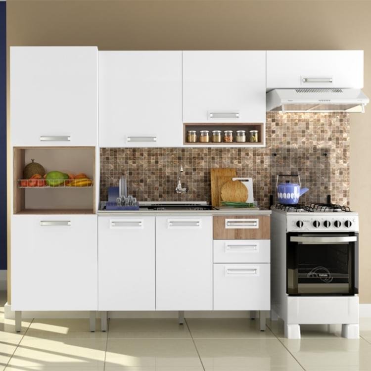Cozinha Compacta Vita Itatiaia Branco Brilho Carvalho Artesanato Ucraniano ~ Cozinha Compacta Vita Itatiaia Branco Brilho Carvalho